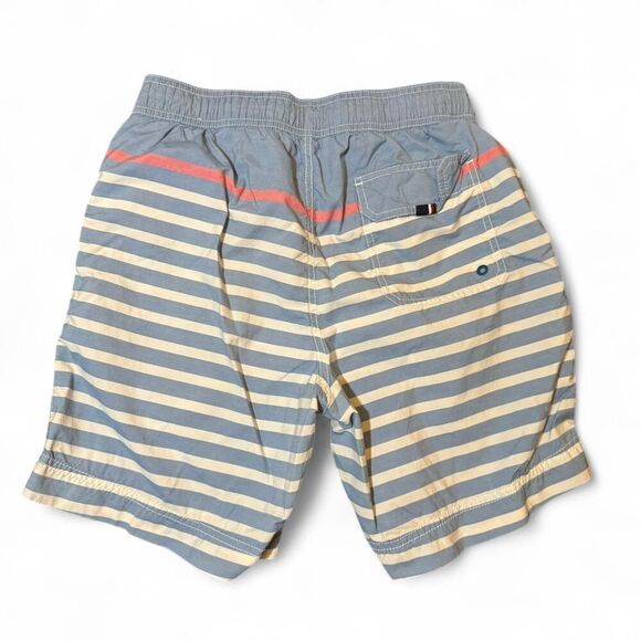 Tommy Hilfiger Men's blue and white striped swim shorts trunks size Medium - Picture 2 of 5